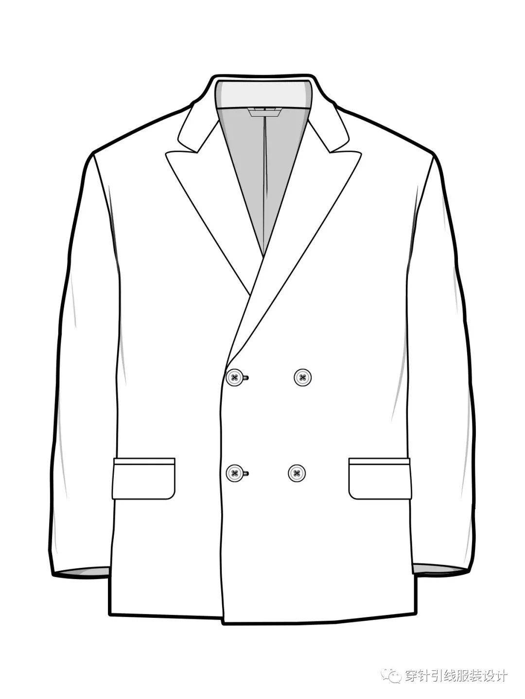 160例外套:夹克,大衣,风衣,西服,羽绒服款式图!(参考模板)!