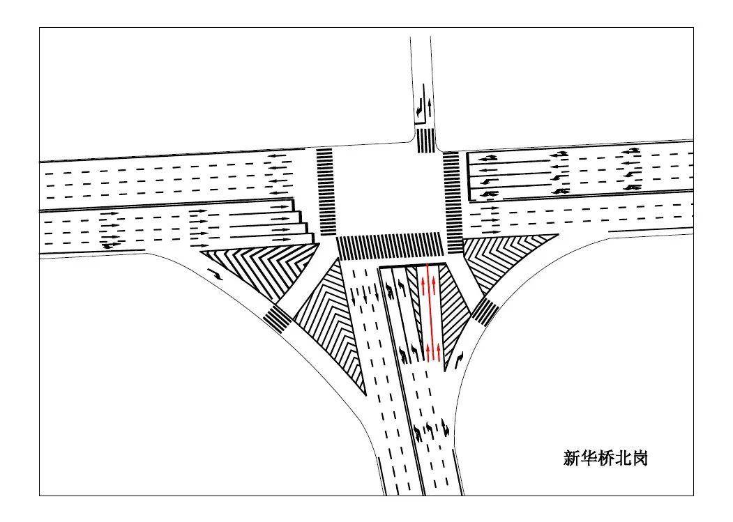 请各位驾驶人留意现场交通标志标线指引