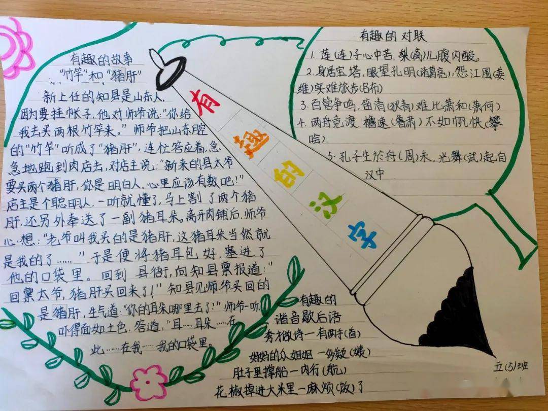 书香四小艺海拾贝遨游汉字王国东胜区第四小学五年级组报道