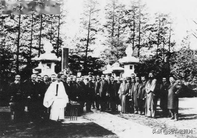 1913年2月孙中山访问日本老照片因宋教仁遇刺而中断回国