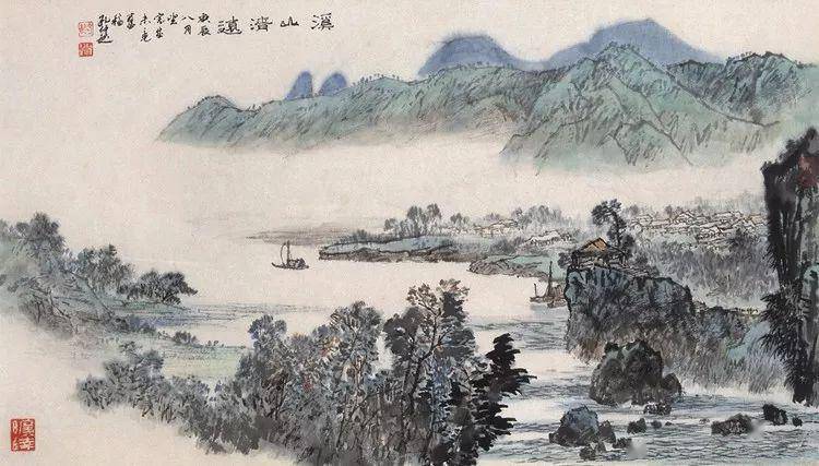 孔仲起:我们画山水的人胸襟要开阔,才画得出好山水