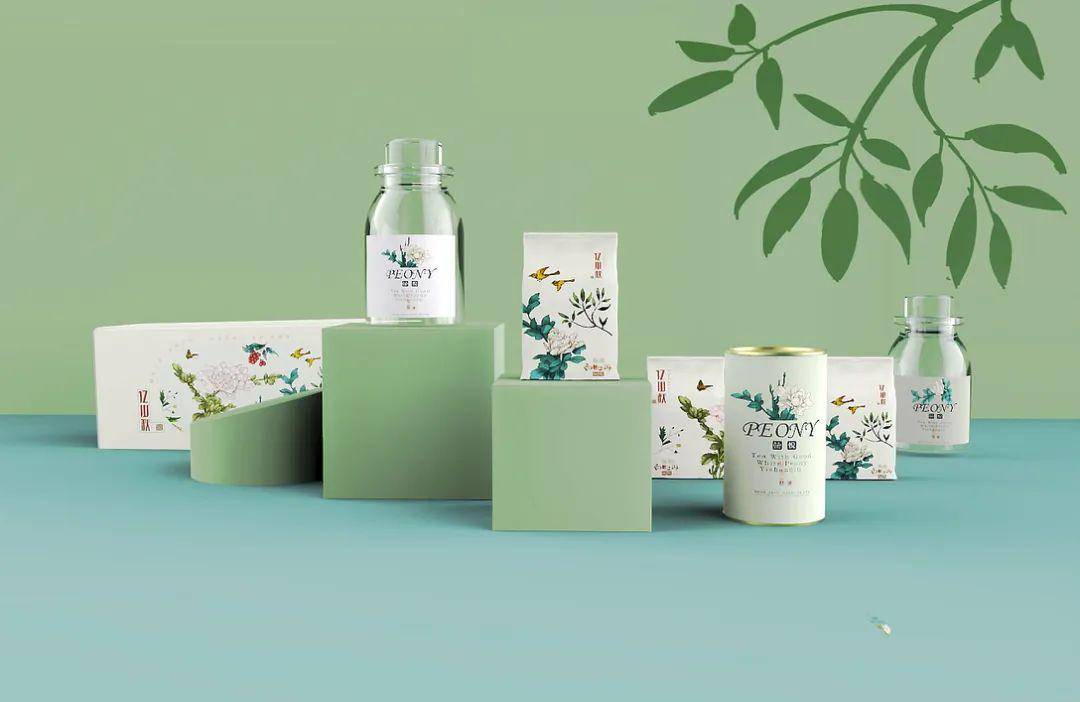 山水画风格的茶叶包装设计,居然长这样?