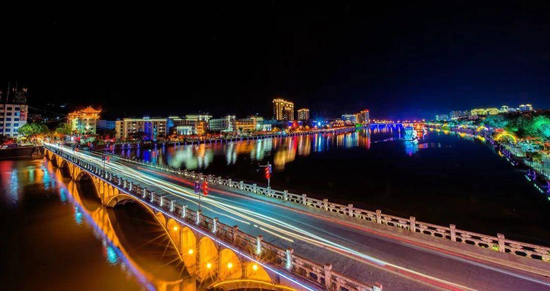 米易城市夜景