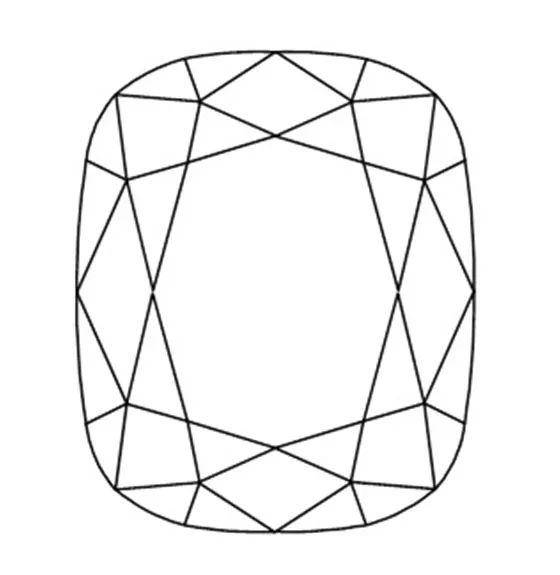 10 cushion cut diamond shape