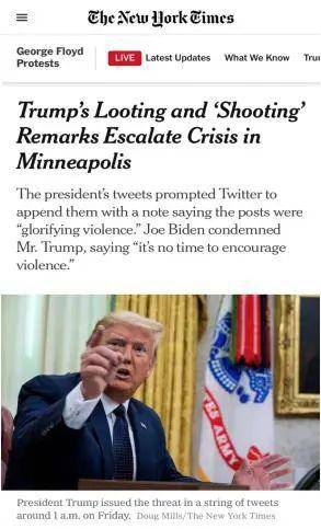 示威特朗普终于把它搞乱了【热点】这里是美国