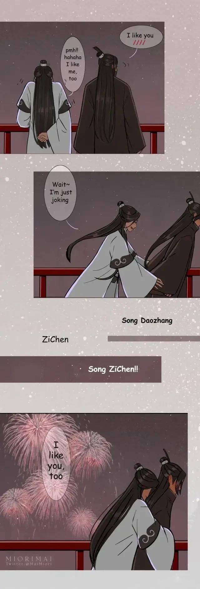 漫画魔道祖师双道长我喜欢你我也喜欢你