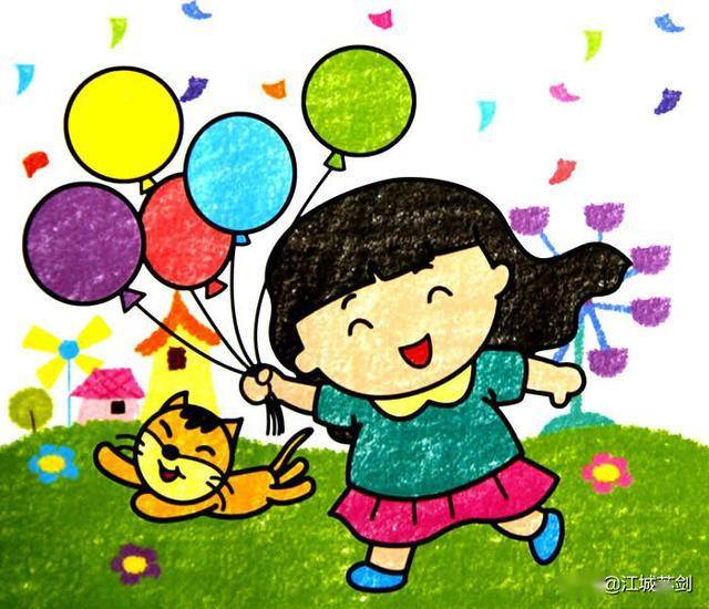 2020国际儿童节,一组小朋友的绘画作品献给快乐成长的
