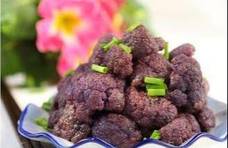 家常小菜：素炒紫花椰菜，排骨饭，四川凉粉