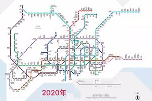 【高清】2020-2030年深圳地铁线路图