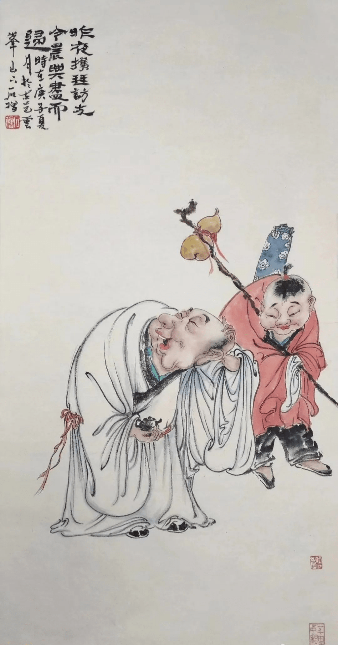 栩栩如生,幽默诙谐|水墨人物画家石僧(姜兆兴)