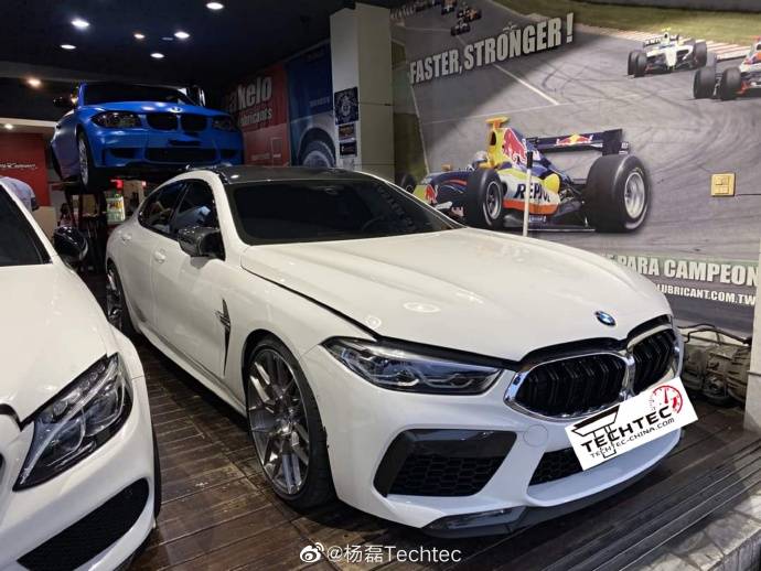 宝马g15 m8 v8 4.4t双涡轮,600马力,刷ecu改装德国techtec定制ecu程序