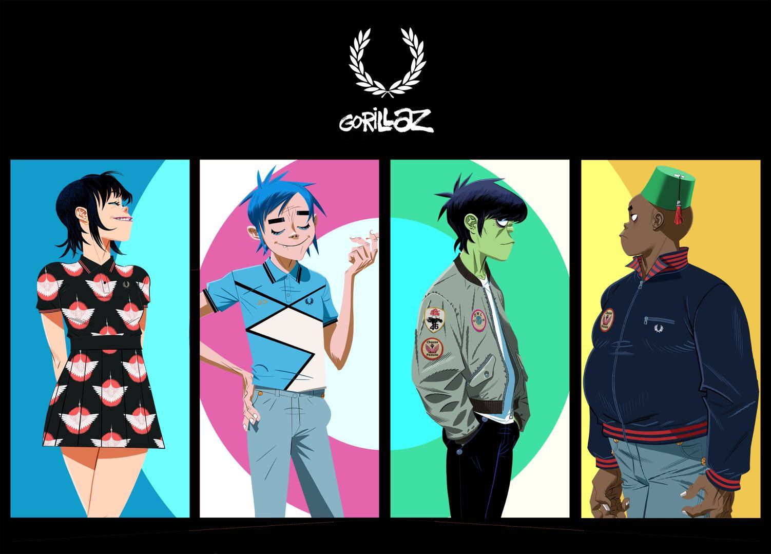 fred perry x gorillaz 梦幻联动 全新联名系列520发布!