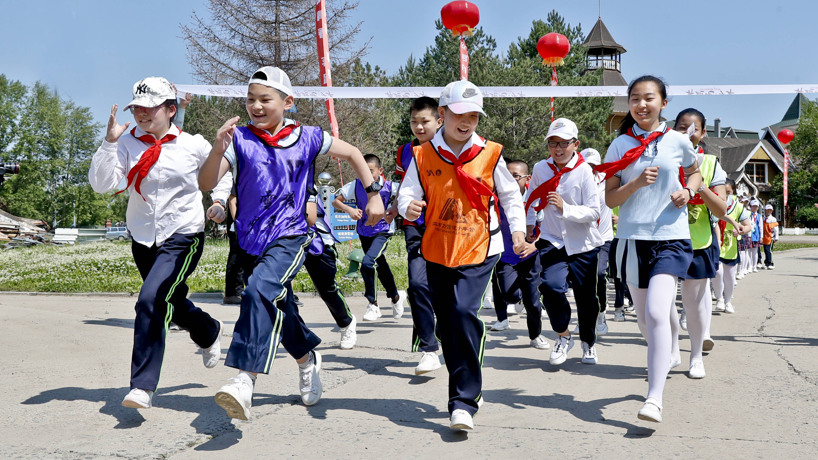 2021年"奔跑吧·少年"儿童青少年主题健身活动黑龙江省启动仪式8日