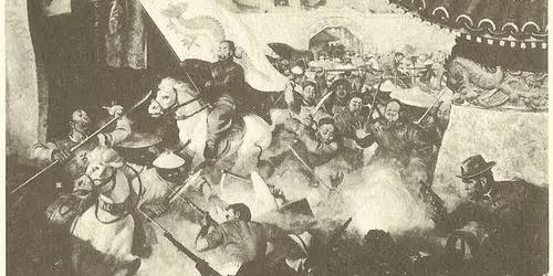 公元1645年,江阴惨遭屠城,全城十几万百姓,最后只剩下