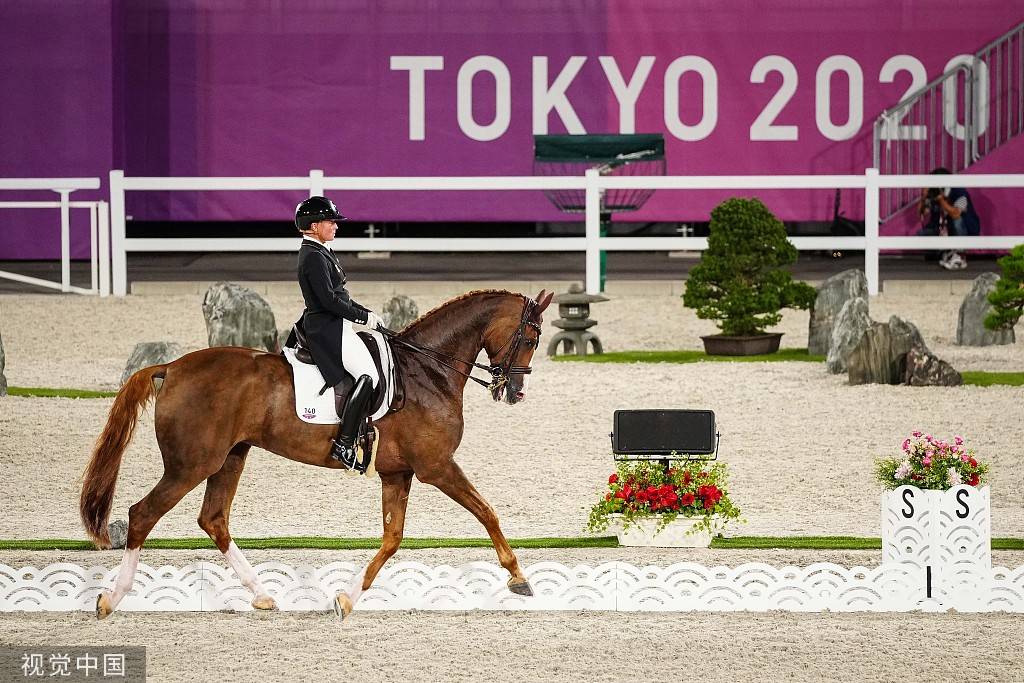 代表德国队出战的三位骑手dorothee schneider,isabell werth和