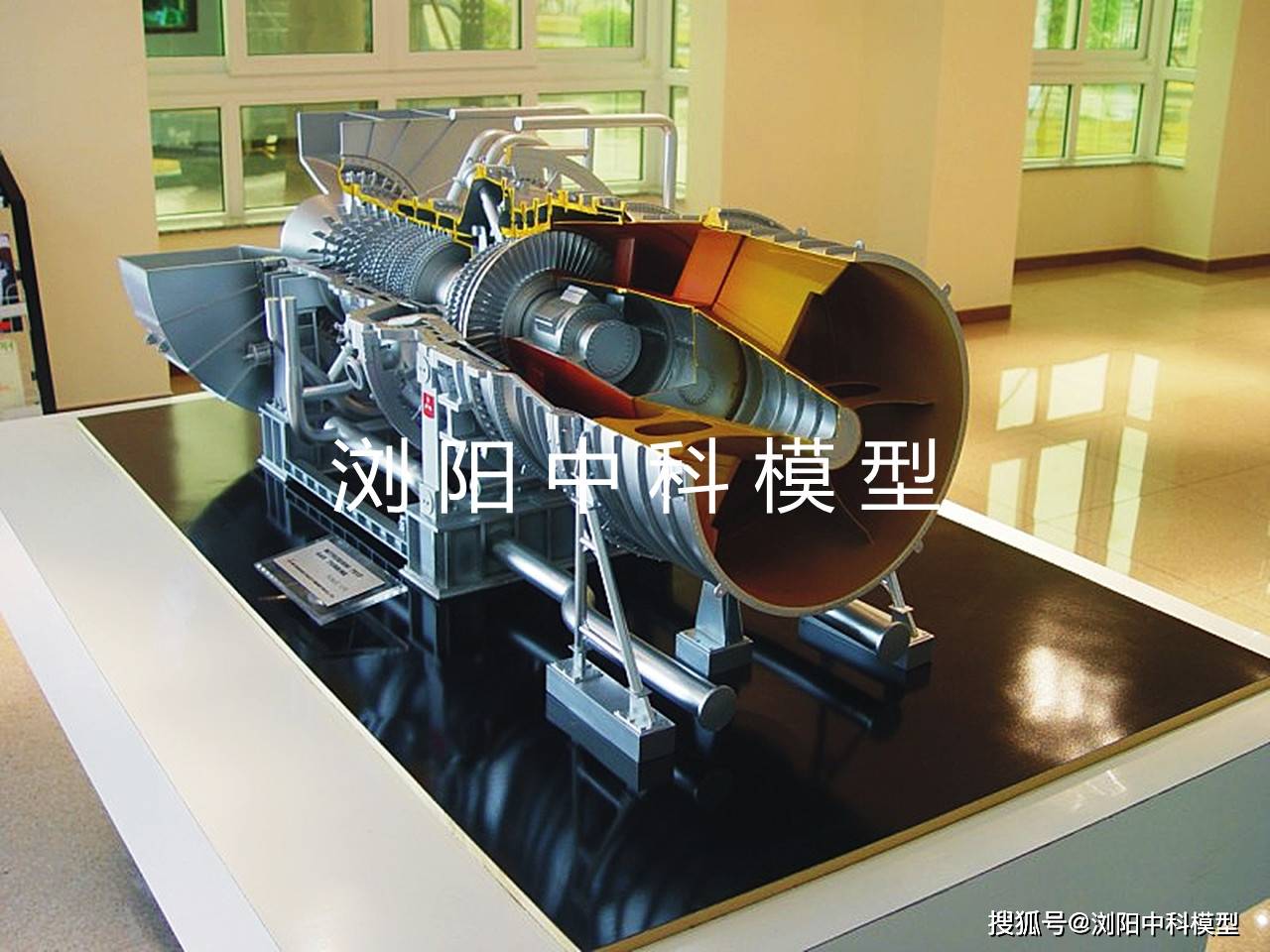 燃气发电厂模型∣燃气轮机模型