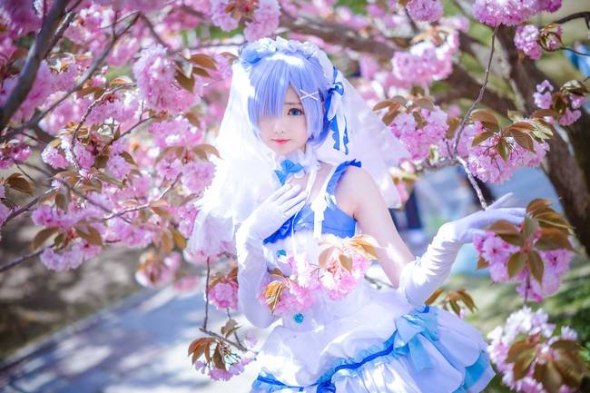 蕾姆水晶礼服cosplay分享