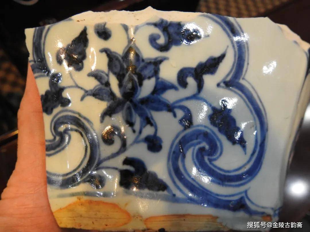 元青花麻仓土高清剖面鉴赏_瓷器