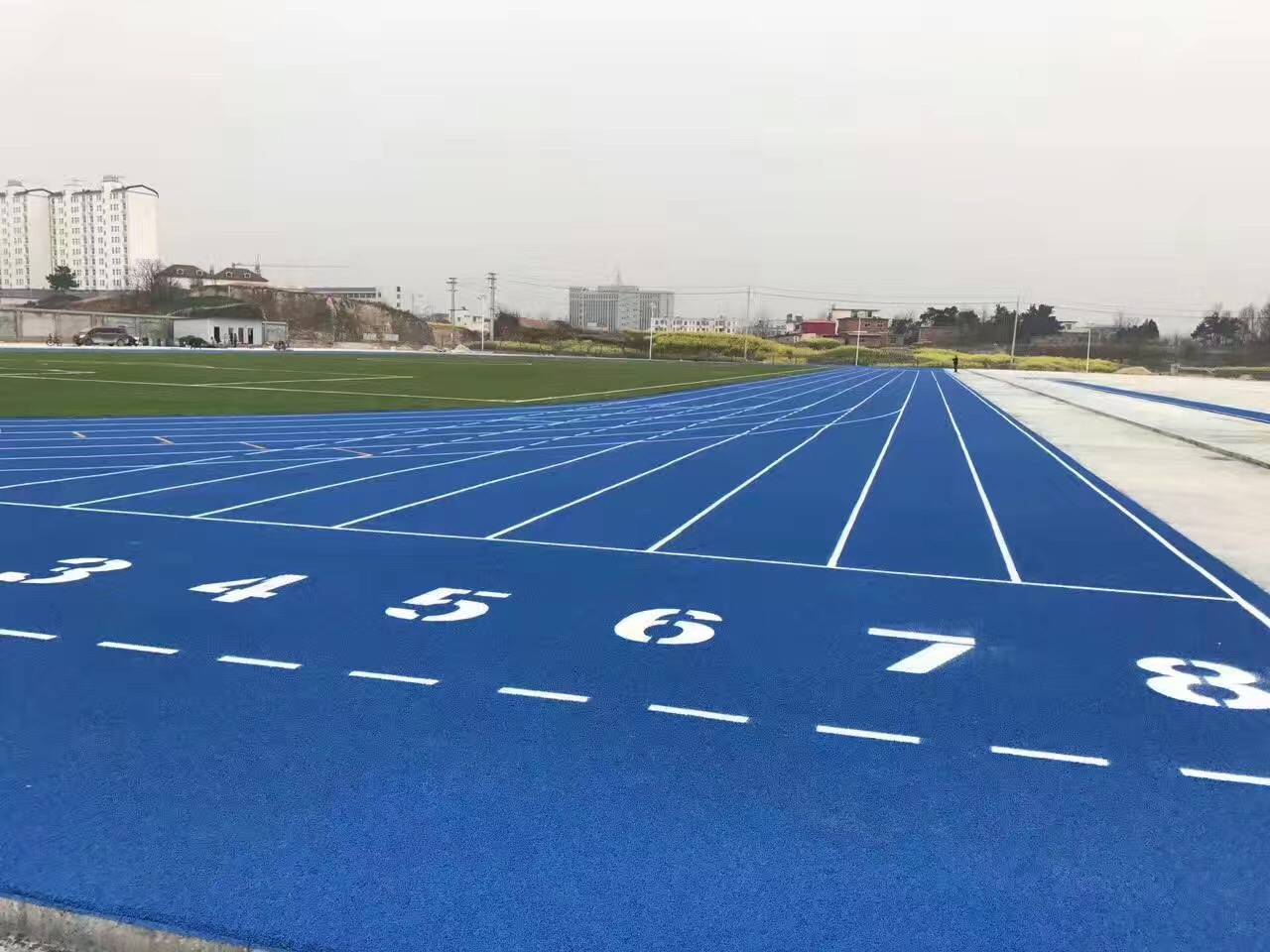 新国标塑胶跑道施工