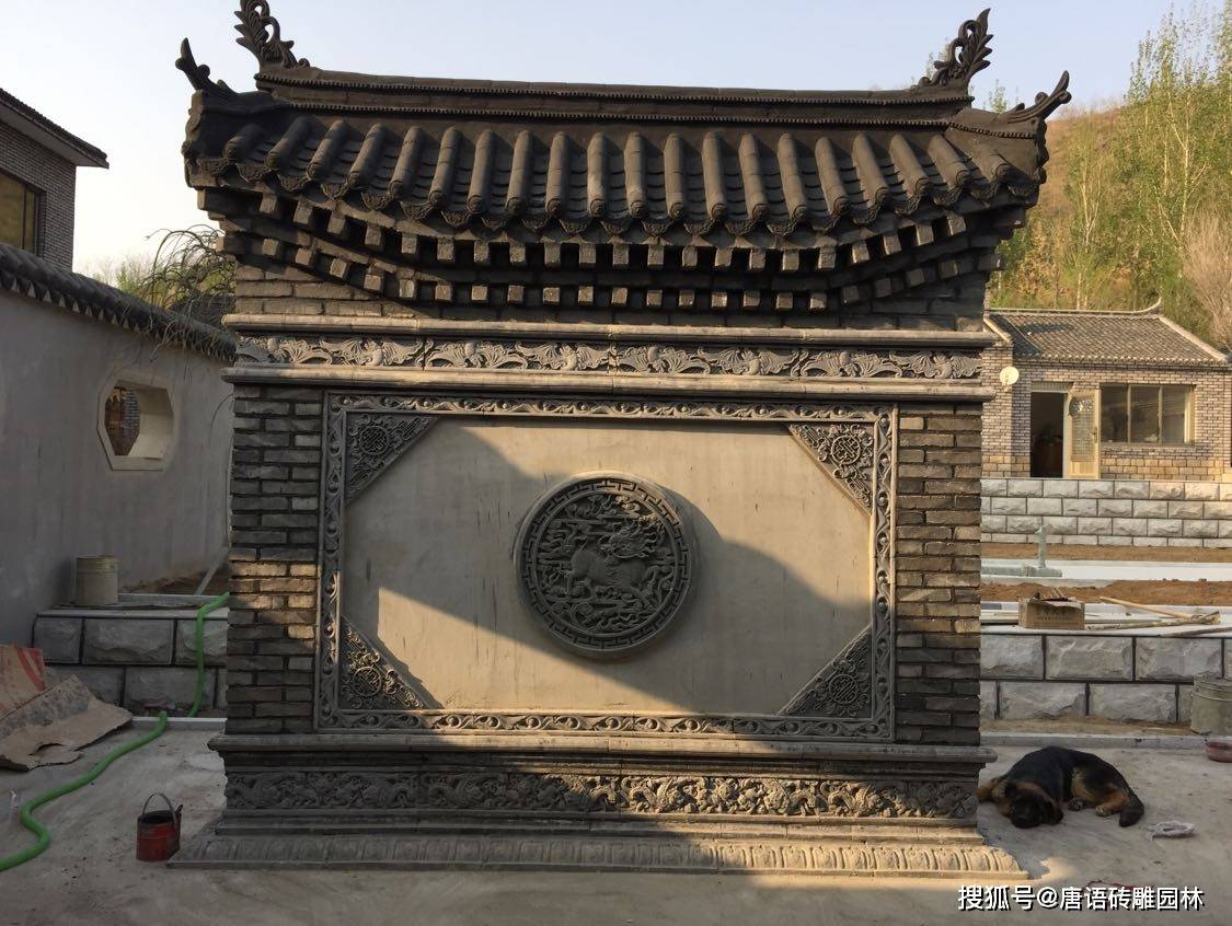 砖雕仿古影壁墙