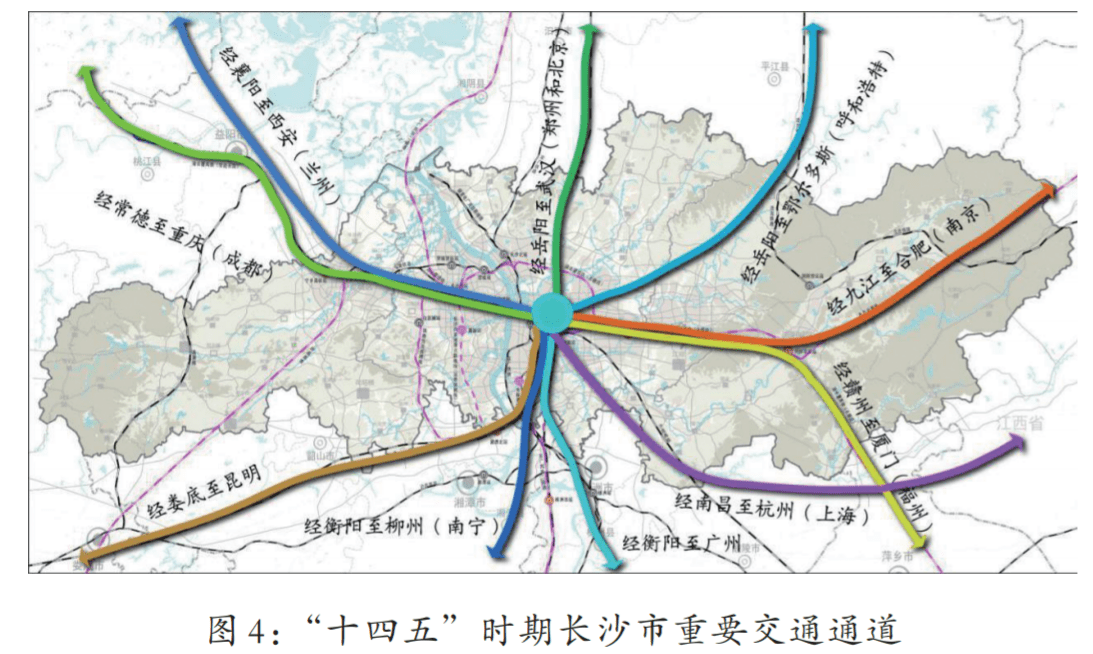 等通用机场的建设,构建4小时国际航空经济圈;3,谋划长沙到吉首高速