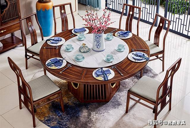 佛山新中式家具餐桌该如何搭配,你了解多少?