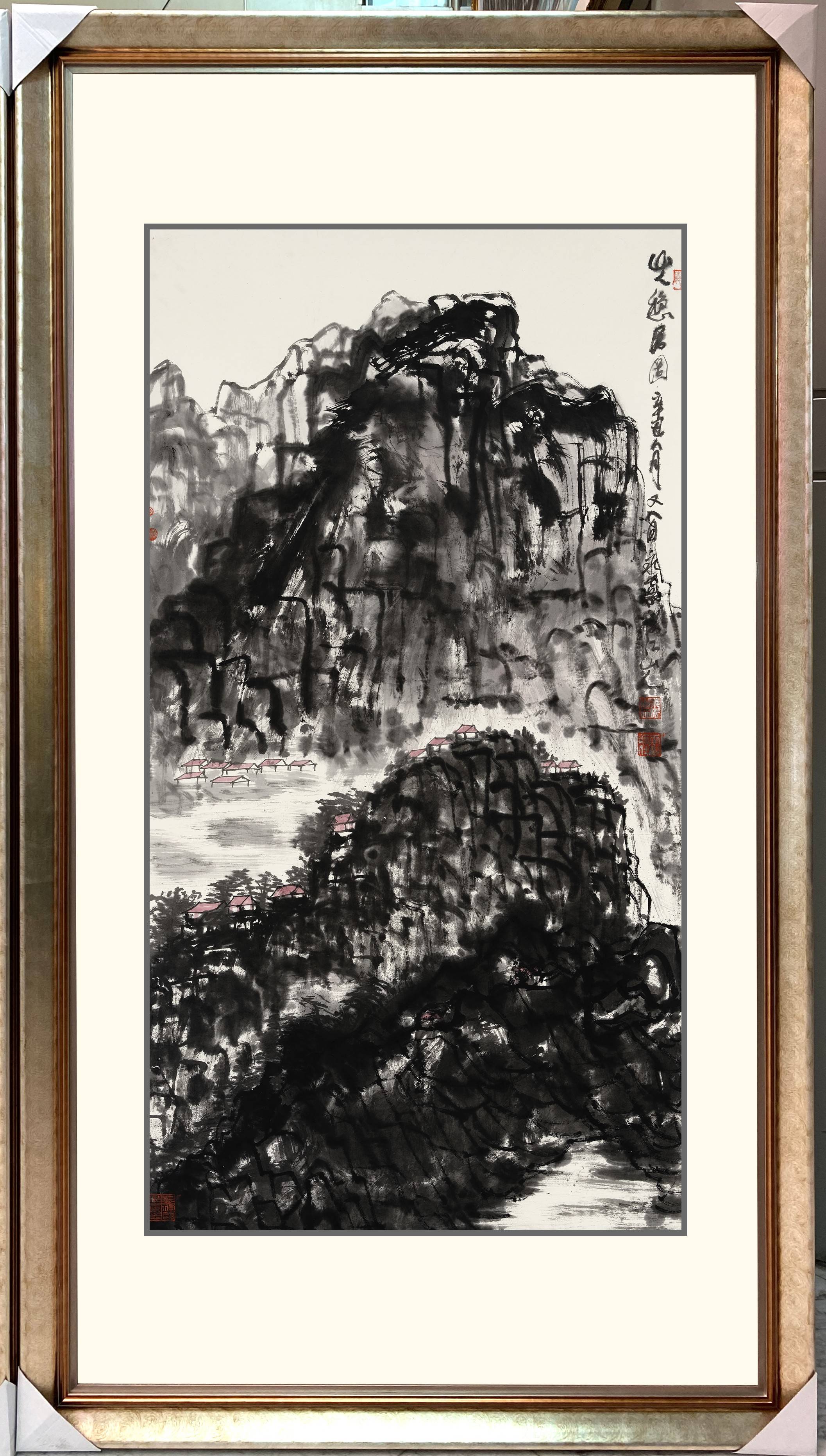 中国当代国画大师朱祖国山水画作品在众多画家中独树一帜,成就非凡