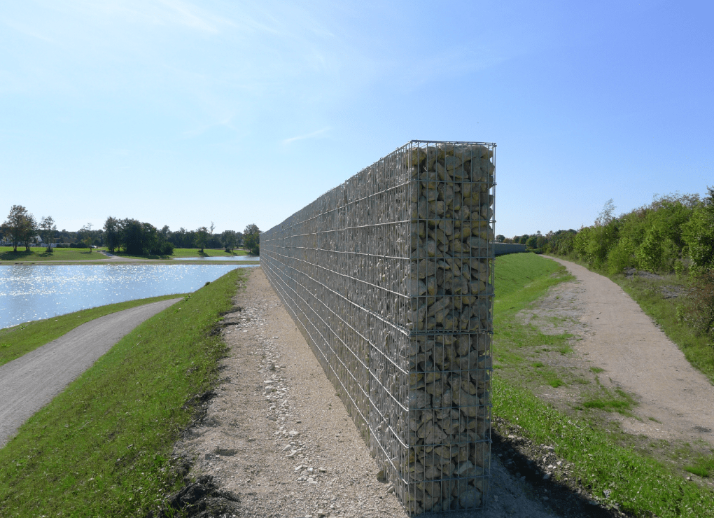 堤坝防护石笼网焊接式挡土墙