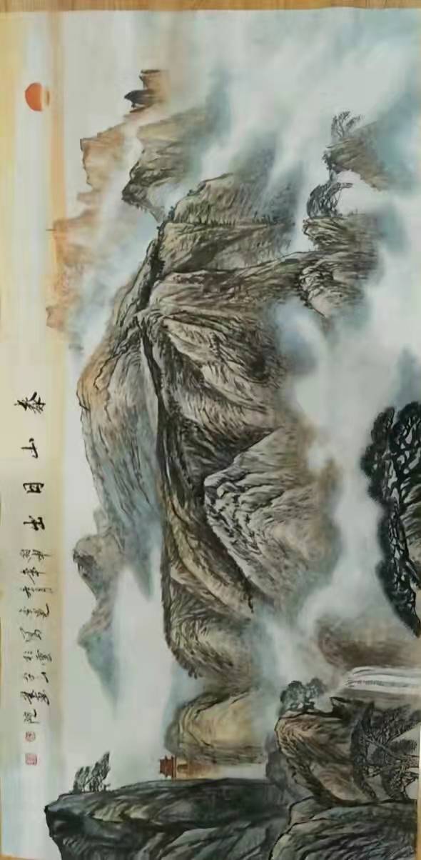 满维起得意弟子画家陈金冕——第11届全国美展中国画(山水画)获奖作品