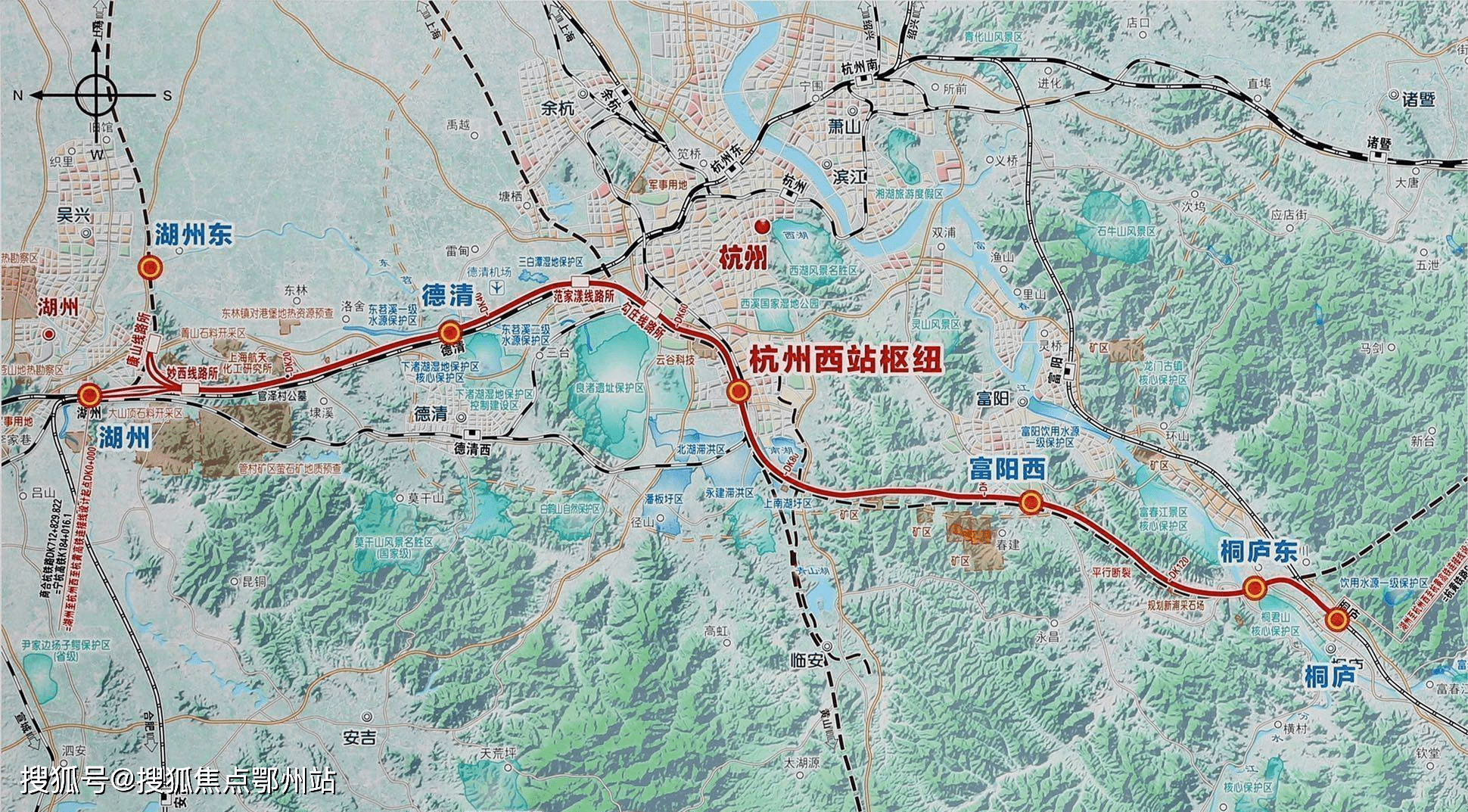 杭武高铁将在临安设站,临安将直接成为湖北,安徽等地区入浙入杭的第一