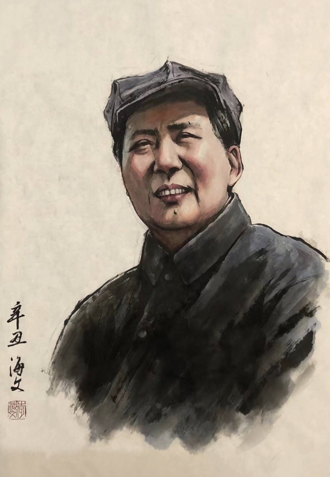 实力派人物肖像画家唐山李海文先生做品集（一）