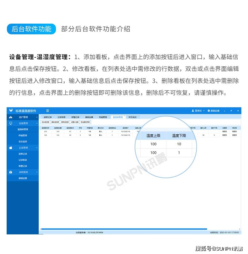 消费车间温湿度露点压差数据收罗显示屏