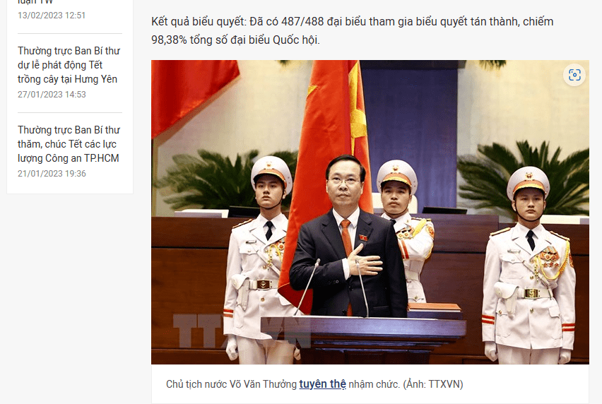 原标题：阮富仲的“反腐助手”，就任越南国家主席