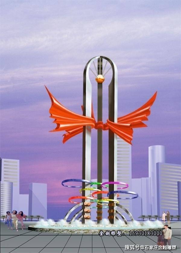 专注广场大型不锈钢雕塑：城市的一道亮丽风景线