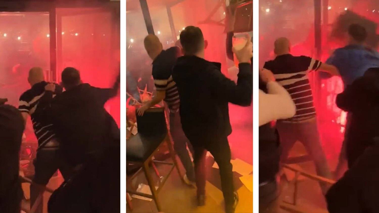 可怕！巴黎极端球迷袭击纽卡拥趸 向酒吧投掷催泪瓦斯