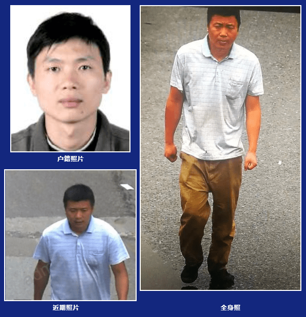 现公开征集线索,对提供线索协助抓获犯罪嫌疑人的,奖励人民币 贰万元