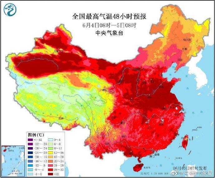 浙江|南方强降雨 不停歇 北方将迎今年来最大范围高温天