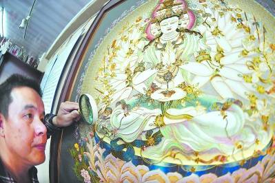 苏振文@把金丝画“掐”进陶瓷里,