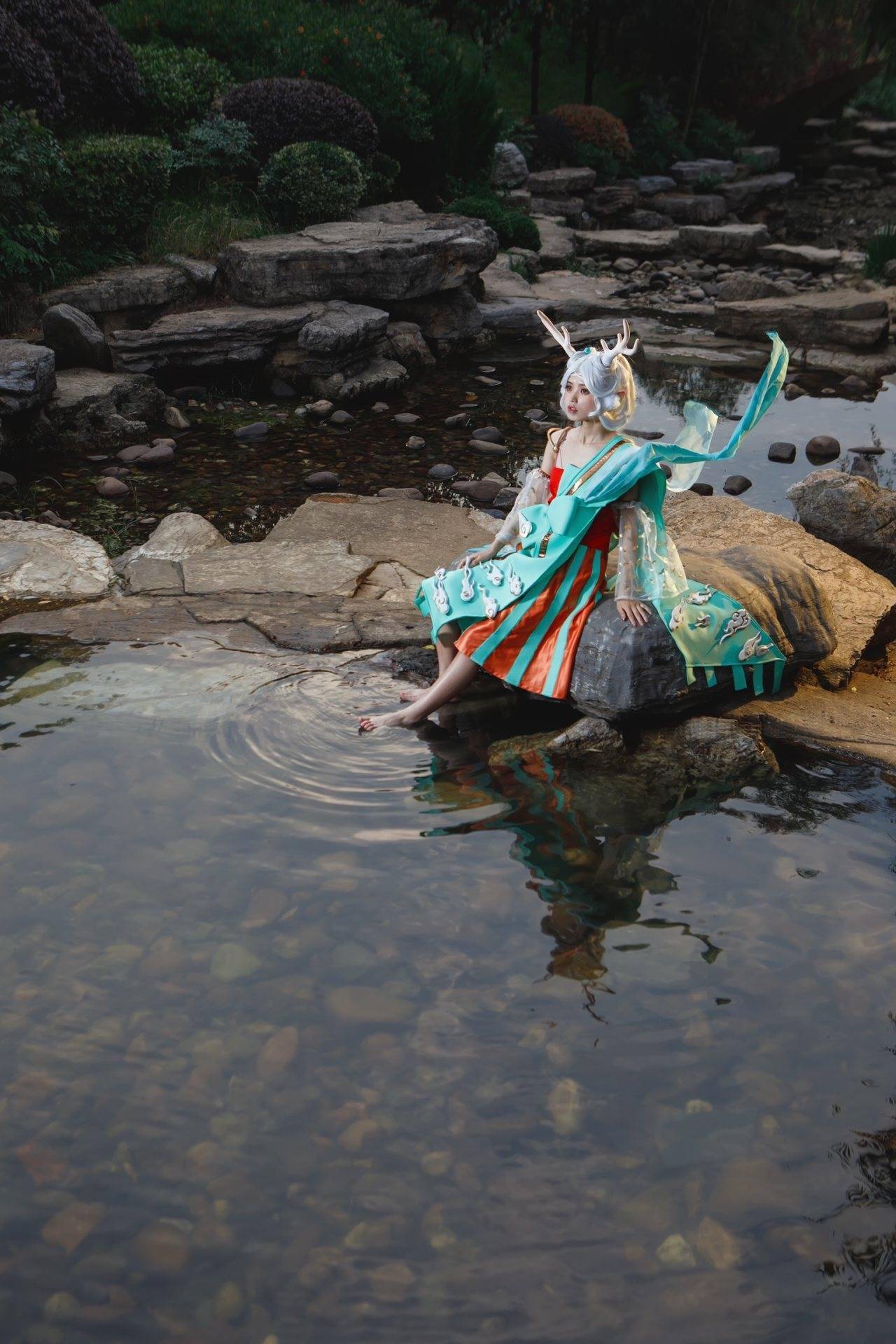 王者荣耀瑶遇见神鹿cosplay
