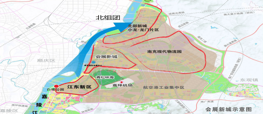 南充会展新城人口规划_南充北部新城规划图