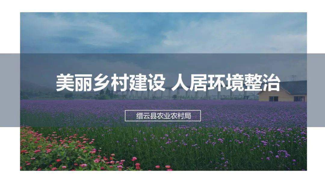 美丽乡村建设人居环境整治课件