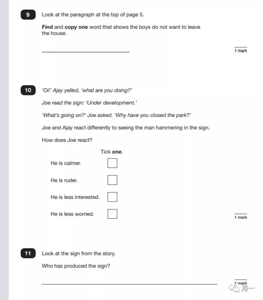 英国小学毕业英语语法和阅读试卷你也来做做？