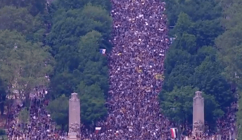 白宫|全美抗议迎新高潮：人数创新高，首都华盛顿爆最大规模抗议