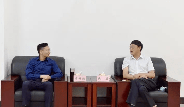 侯蕴会见碧桂园豫南区域总裁李丹俊一行
