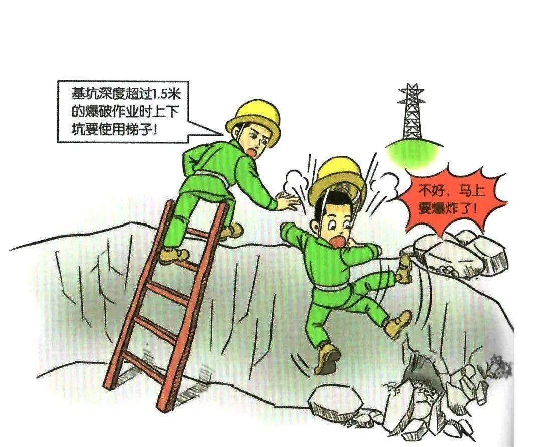 200张安全违章漫画,胜过百场培训!