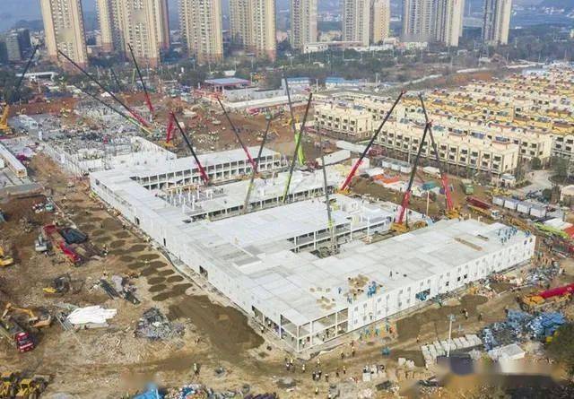 参照小汤山医院图纸设计在建的火神山医院