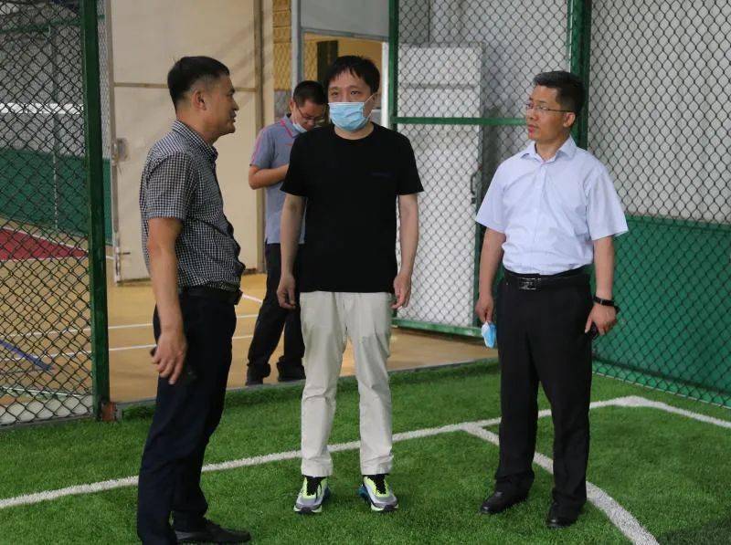 刘峰来我市考察体育场馆运营赛事引进情况