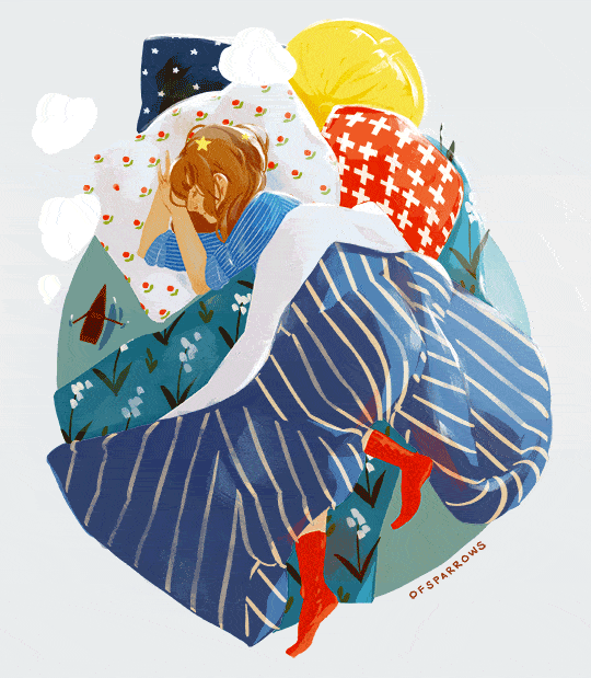 一波爆红外网的动态插画感觉被治愈了