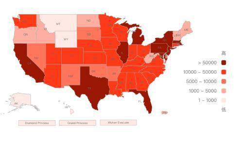 美国各州疫情人口占比_美国各州疫情分布图