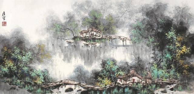 他笔下乡村人家,因为那几缕袅袅炊烟,更添了烟火之气